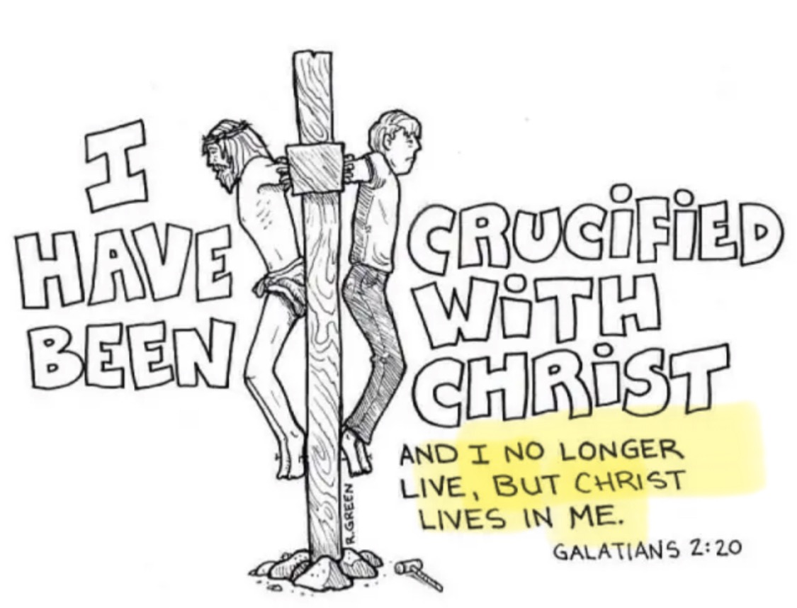 Galatians 2:20 drawing